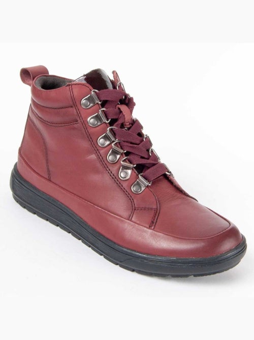 Botin Casual Cuero Purapiel - Kiabi