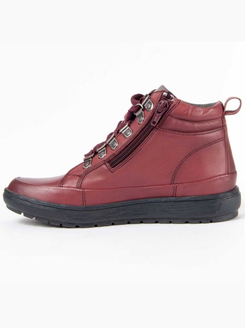 Botin Casual Cuero Purapiel - Kiabi