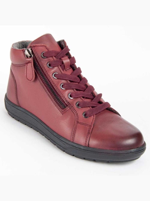 Botin Casual Cuero Purapiel - Kiabi