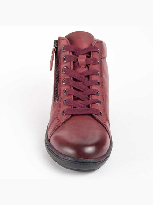Botin Casual Cuero Purapiel - Kiabi