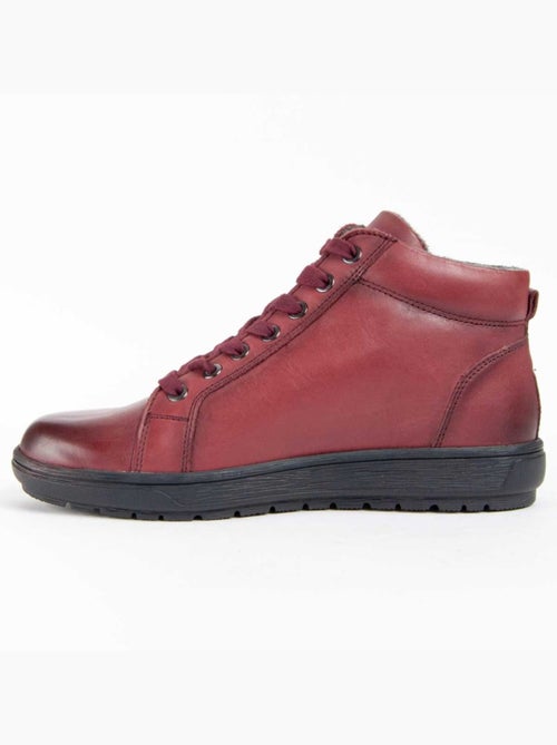 Botin Casual Cuero Purapiel - Kiabi