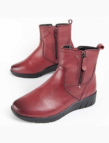 Botin Casual Cuero Purapiel