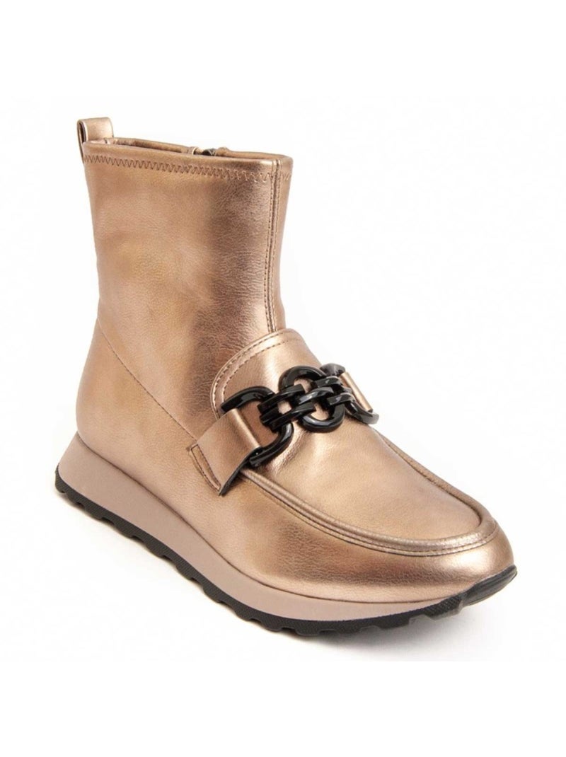 Botin Casual Sintetico Montevita Dorado/Oro - Kiabi
