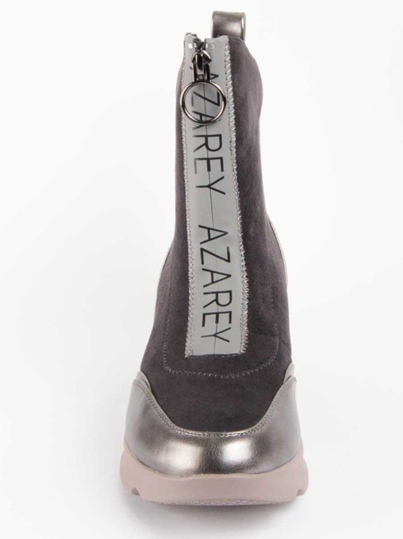 Botin Casual Sintetico Montevita Gris - Kiabi