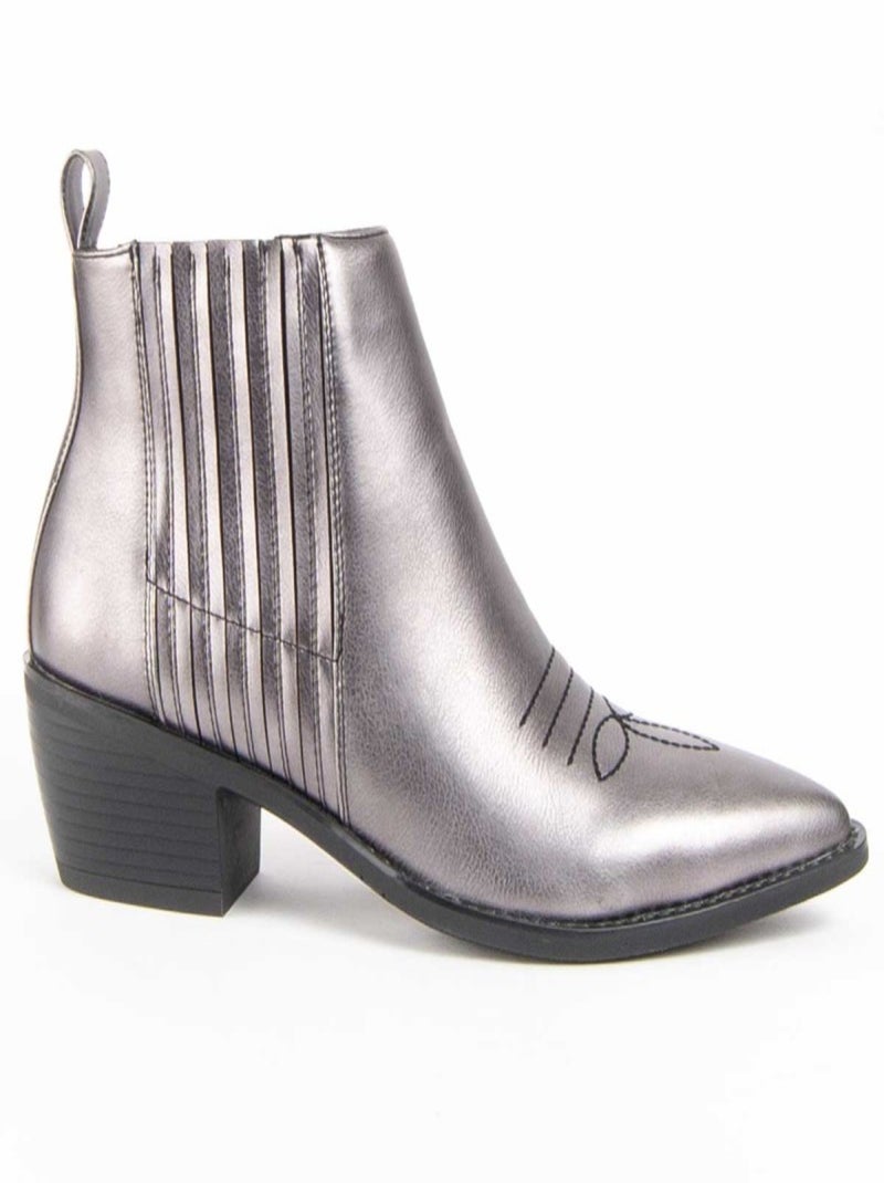 Botin Casual Sintetico Montevita Gris - Kiabi