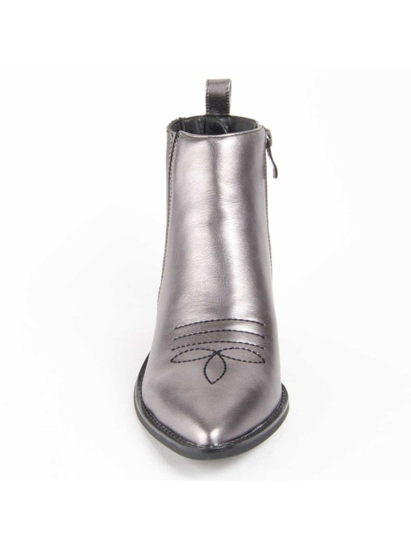 Botin Casual Sintetico Montevita Gris - Kiabi