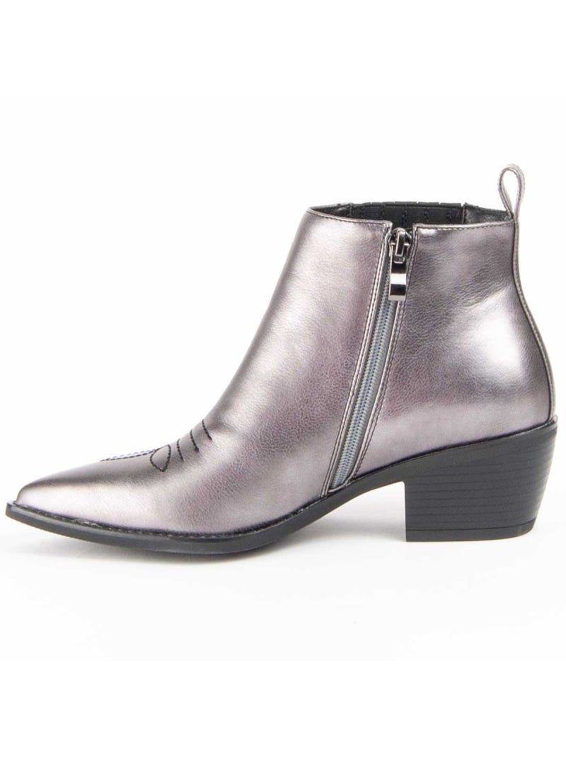 Botin Casual Sintetico Montevita Gris - Kiabi