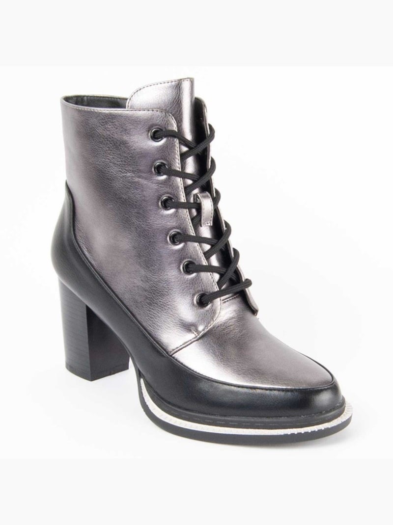 Botin Casual Sintetico Montevita Gris - Kiabi