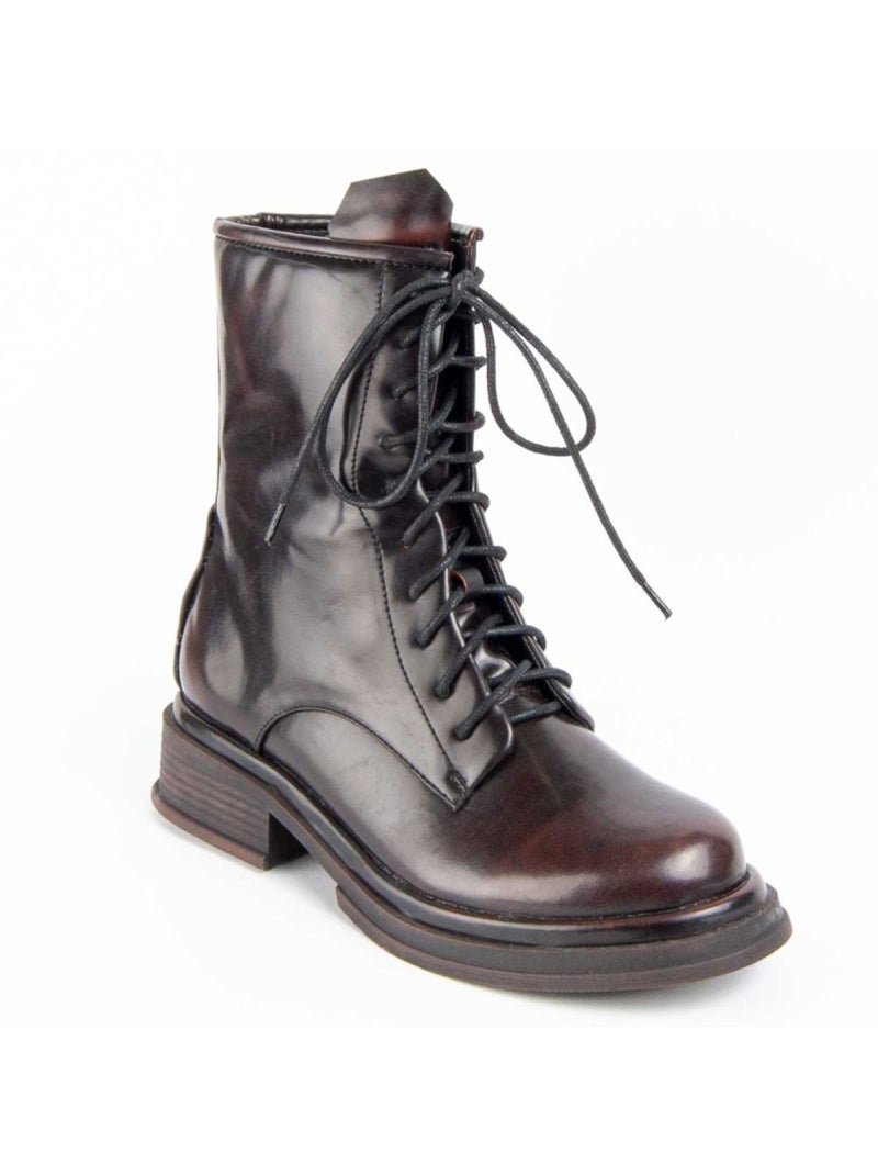 Botin Casual Sintetico Montevita Marrón - Kiabi