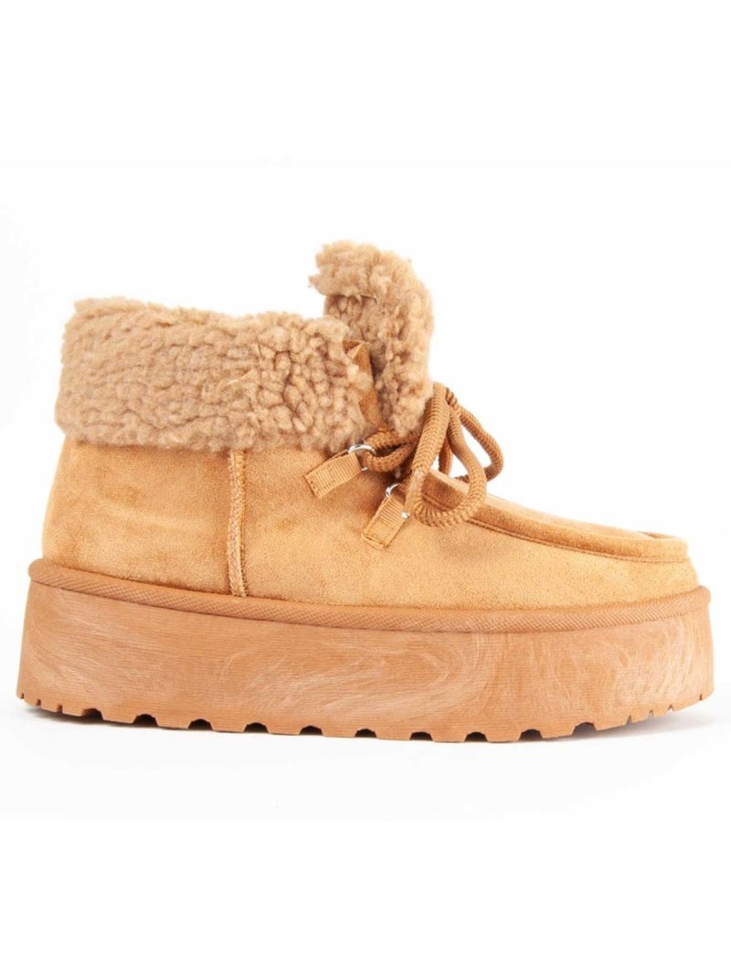 Botin Casual Sintetico Montevita Marrón - Kiabi