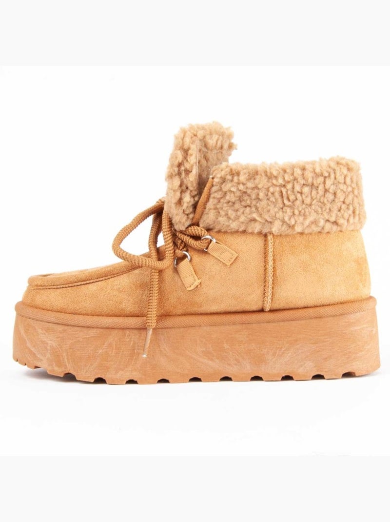 Botin Casual Sintetico Montevita Marrón - Kiabi