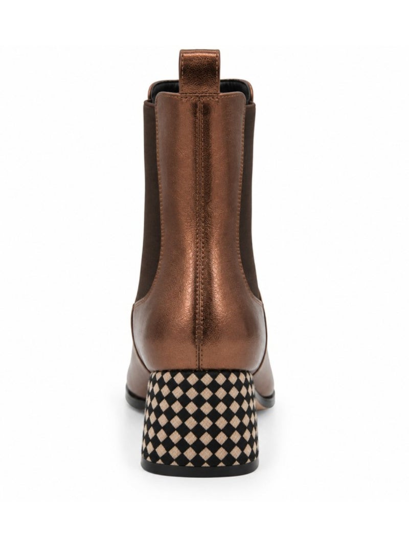 Botin casual sintetico montevita Marrón - Kiabi