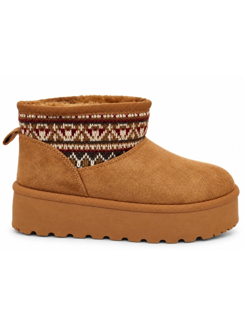Botin casual sintetico montevita Marrón - Kiabi