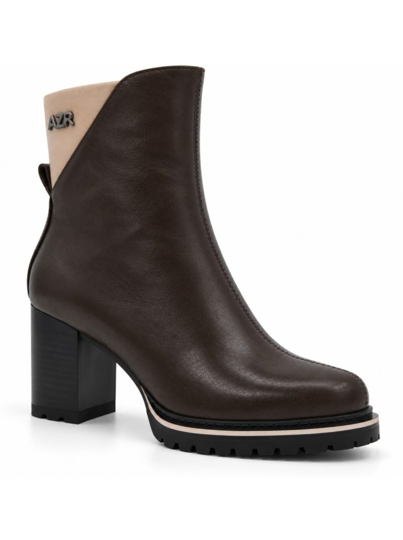 Botin casual sintetico montevita Marrón - Kiabi