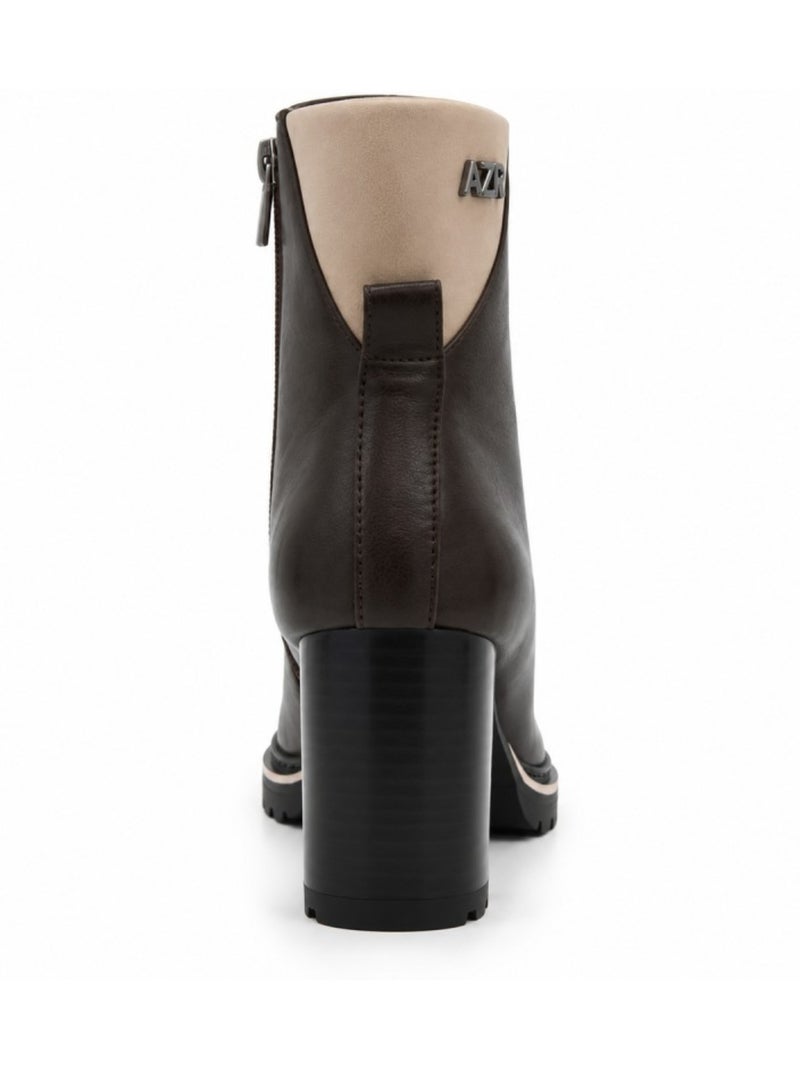 Botin casual sintetico montevita Marrón - Kiabi