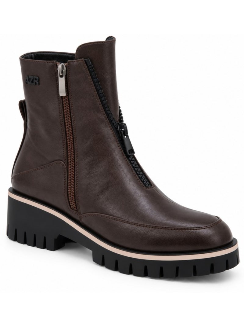 Botin casual sintetico montevita Marrón - Kiabi