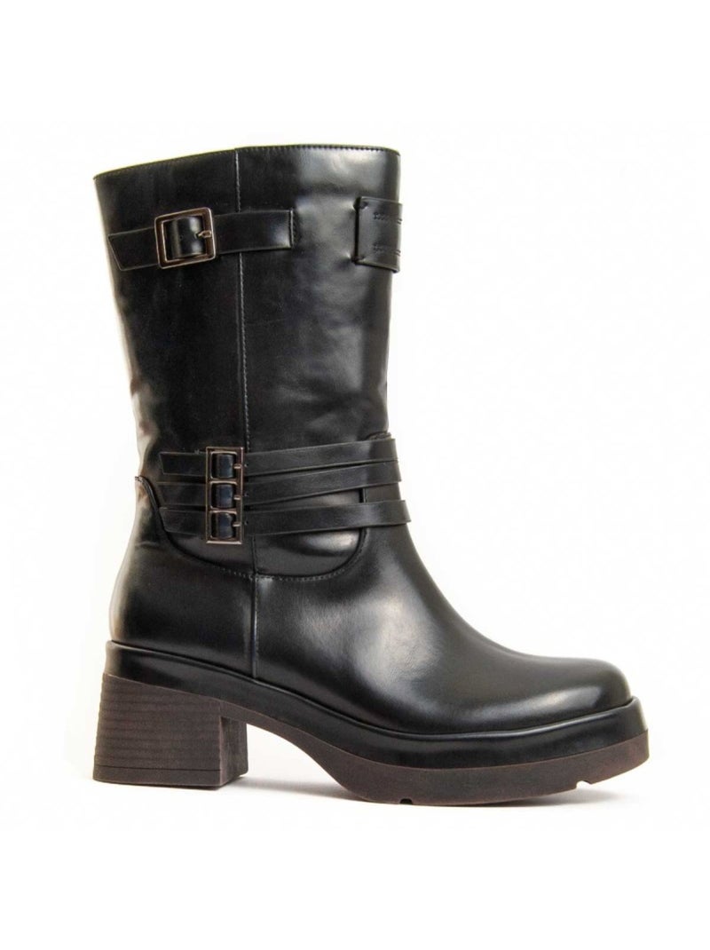 Botin Casual Sintetico Montevita Negro - Kiabi