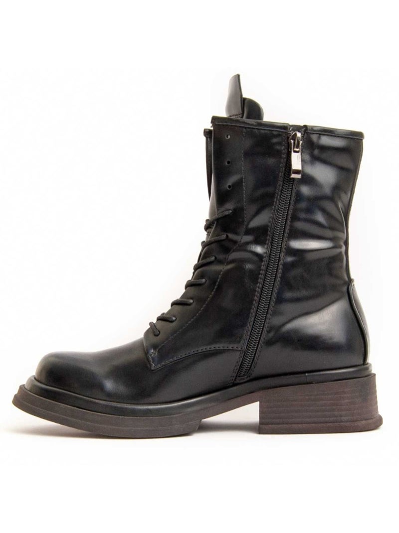 Botin Casual Sintetico Montevita Negro - Kiabi