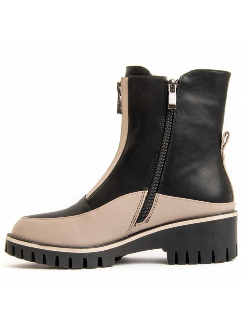 Botin Casual Sintetico Montevita Negro - Kiabi