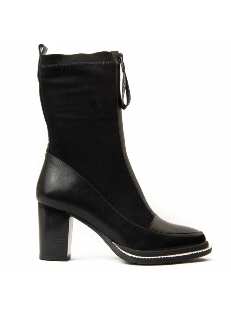 Botin Casual Sintetico Montevita Negro - Kiabi