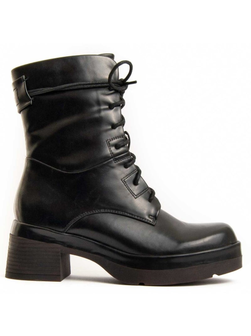 Botin Casual Sintetico Montevita Negro - Kiabi