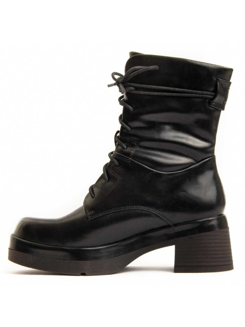 Botin Casual Sintetico Montevita Negro - Kiabi