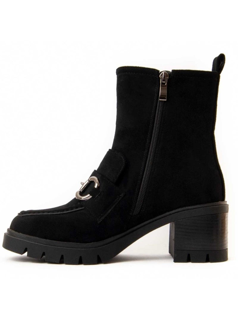 Botin Casual Sintetico Montevita Negro - Kiabi