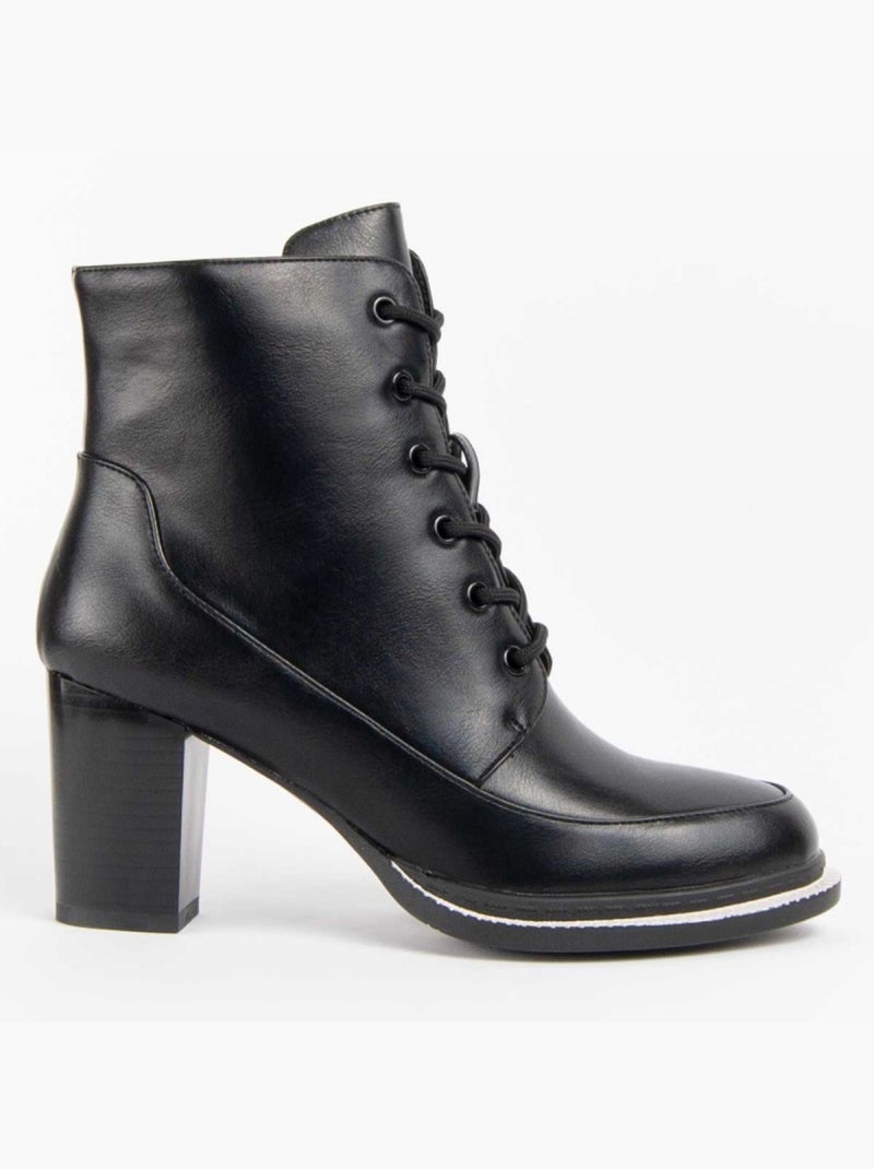 Botin Casual Sintetico Montevita Negro - Kiabi