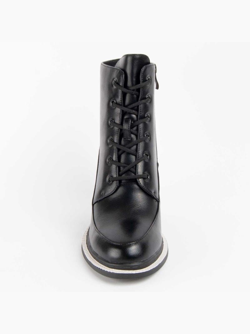 Botin Casual Sintetico Montevita Negro - Kiabi