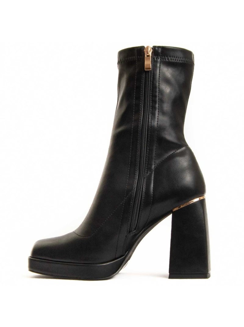 Botin Casual Sintetico Montevita Negro - Kiabi