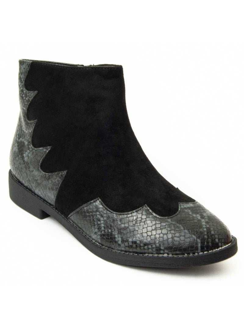 Botin Casual Sintetico Montevita Negro - Kiabi