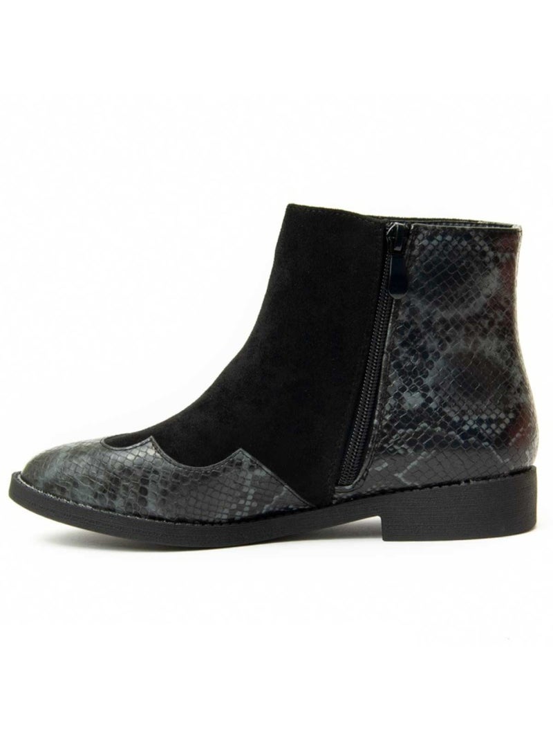 Botin Casual Sintetico Montevita Negro - Kiabi