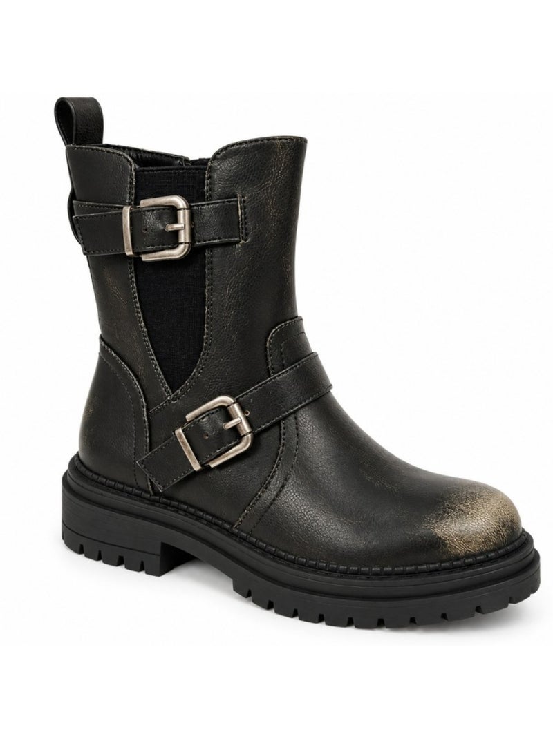 Botin casual sintetico montevita Negro - Kiabi