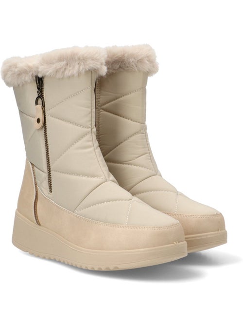 Botin cómodas mujer cuña media - amarpies - Kiabi Botin cómodas mujer cuña media - amarpies - Kiabi