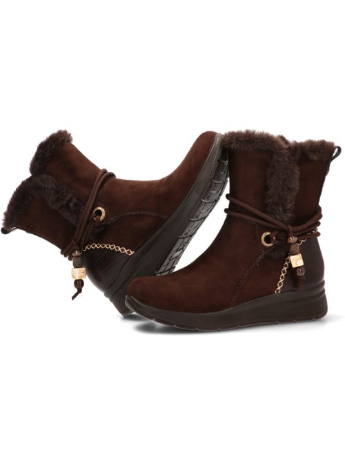Botin cómodas mujer cuña media - amarpies - Kiabi Botin cómodas mujer cuña media - amarpies - Kiabi