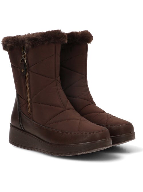 Botin cómodas mujer cuña media - amarpies - Kiabi Botin cómodas mujer cuña media - amarpies - Kiabi