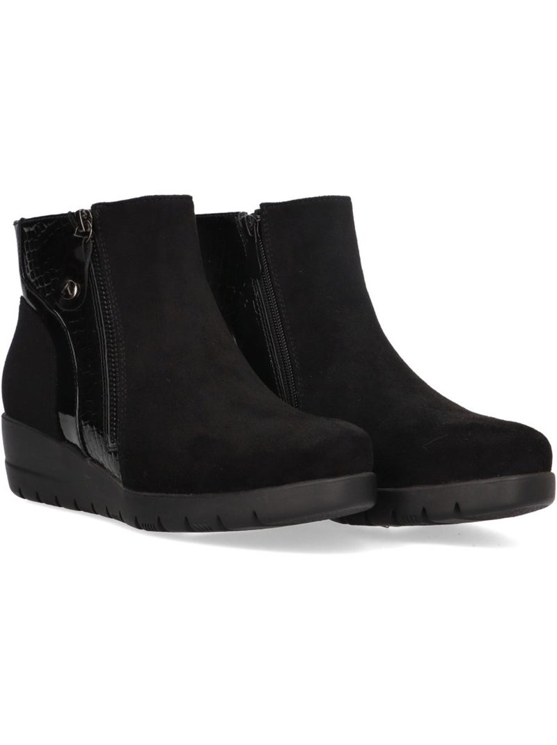 Botin Cómodas Mujer Suela Plana - Armony Negro - Kiabi