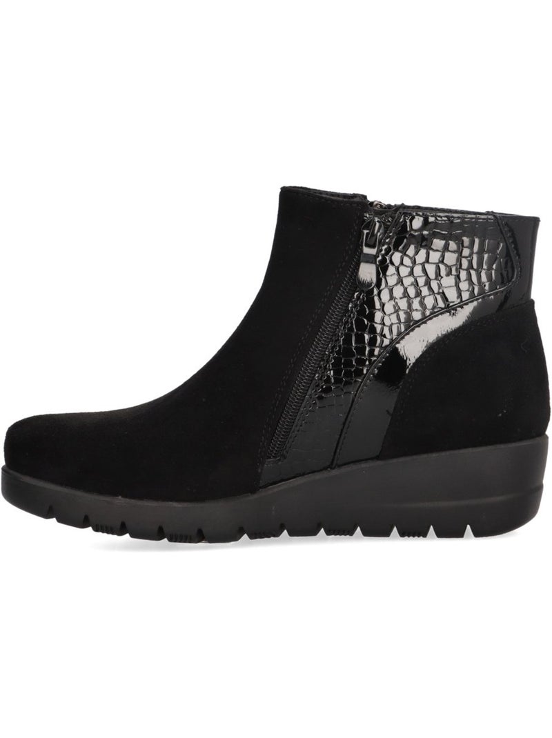 Botin Cómodas Mujer Suela Plana - Armony Negro - Kiabi