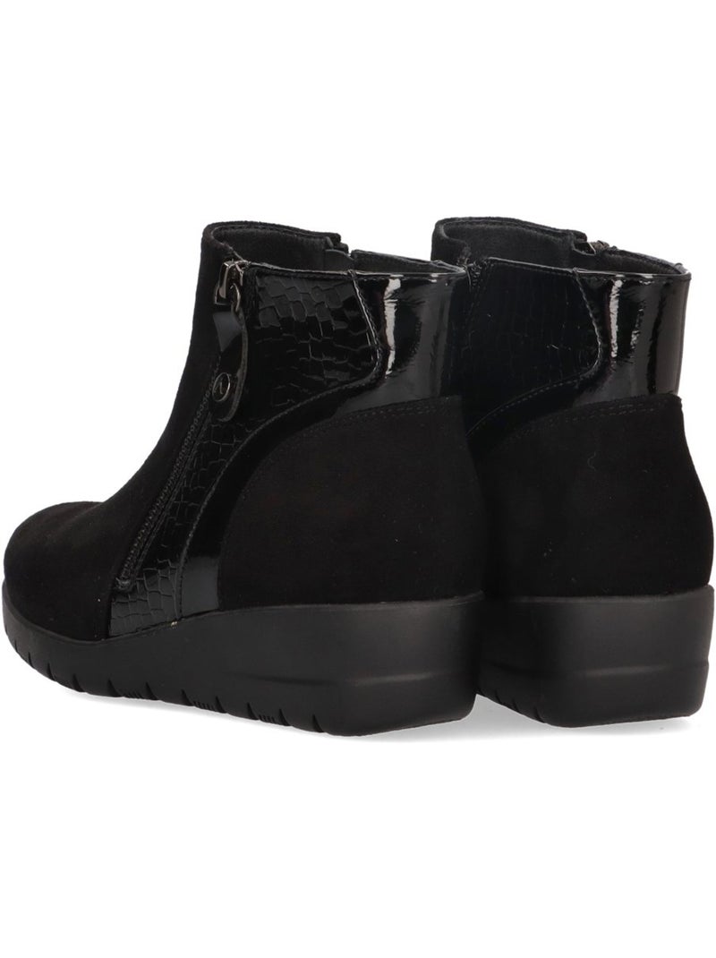 Botin Cómodas Mujer Suela Plana - Armony Negro - Kiabi