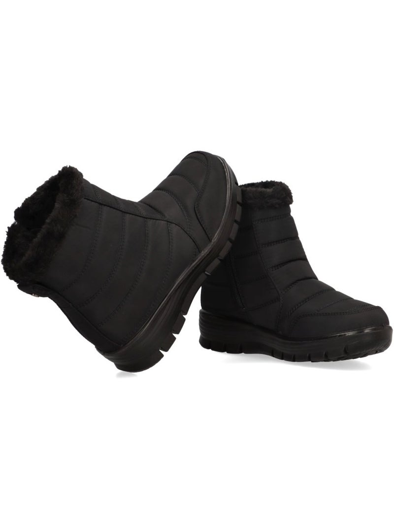Botin Cómodas Mujer Suela Plana - Armony Negro - Kiabi
