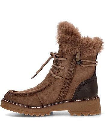Botin cómodas mujer tacón medio - amarpies