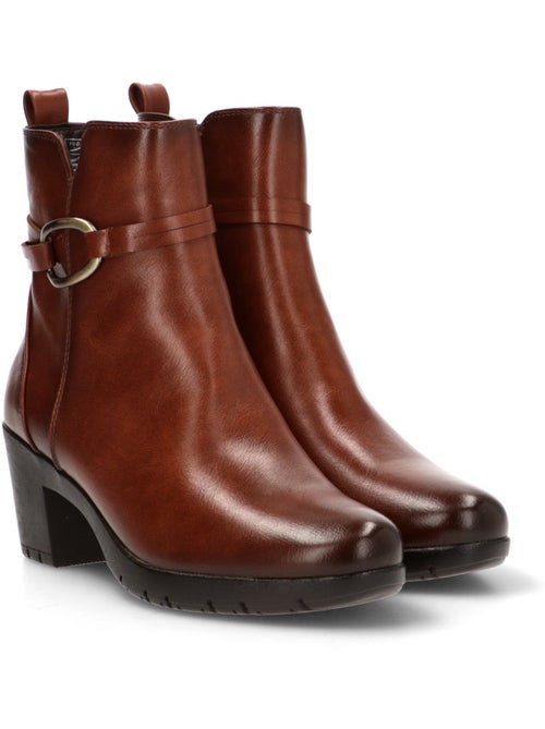 Botin Cómodas Mujer Tacón Medio - Armony - Kiabi Botin Cómodas Mujer Tacón Medio - Armony - Kiabi