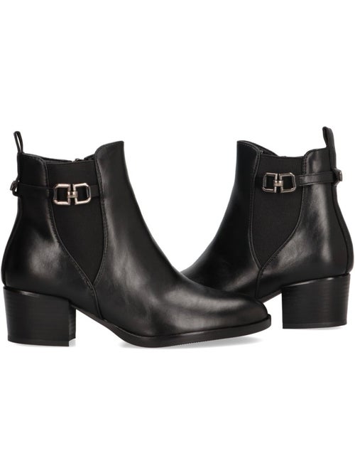 Botin Cómodas Mujer Tacón Medio - Armony - Kiabi Botin Cómodas Mujer Tacón Medio - Armony - Kiabi