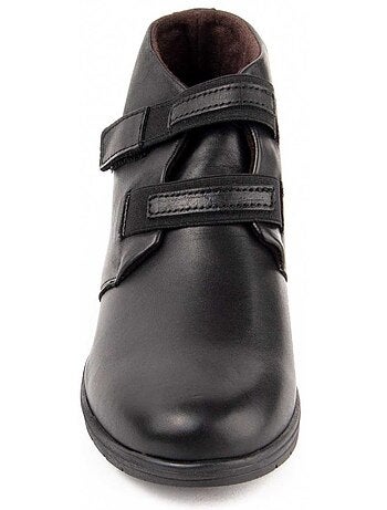 Botin Cuña Cuero Purapiel