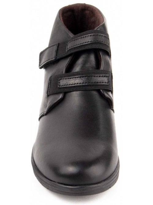 Botin Cuña Cuero Purapiel - Kiabi