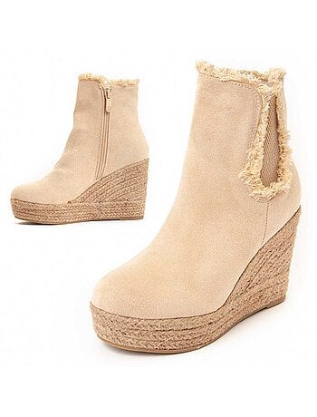 Botin Cuña Sintetico Montevita
