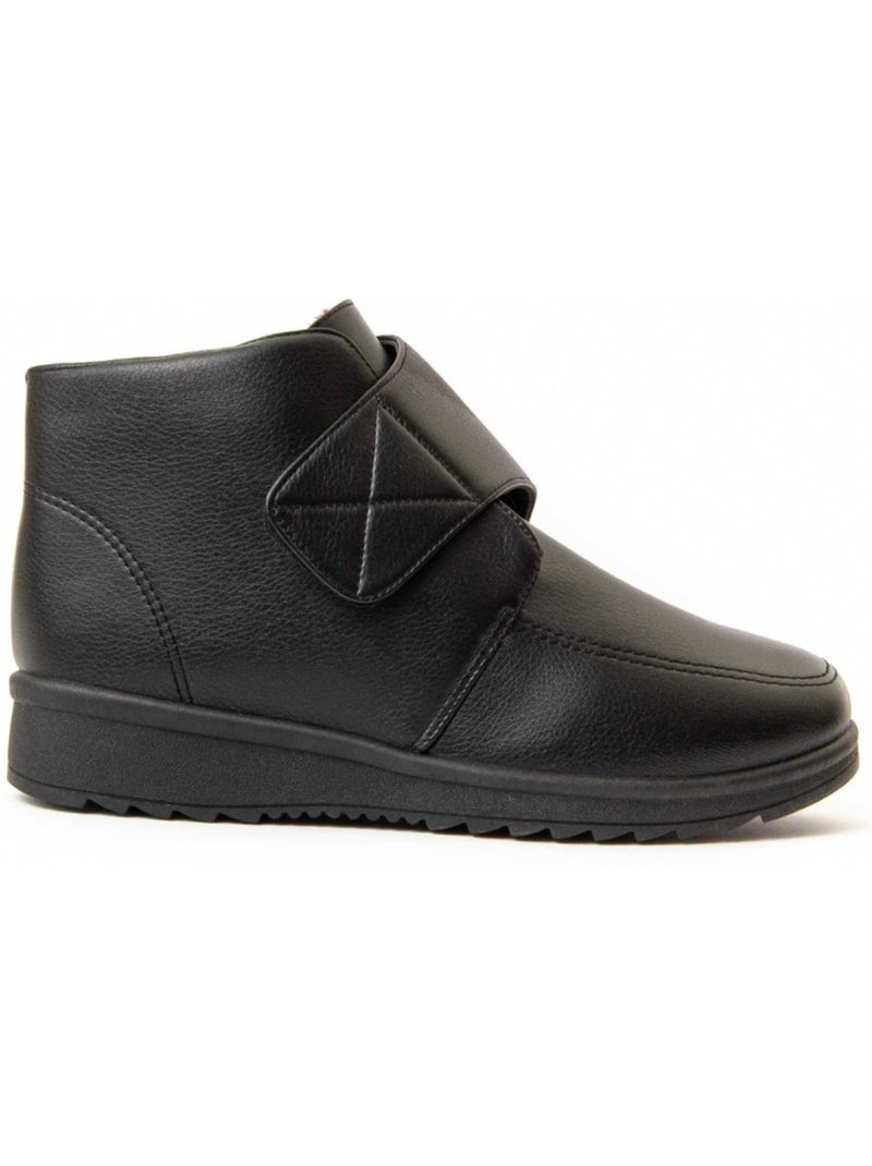 Botin Cuña Sintetico Montevita Negro - Kiabi