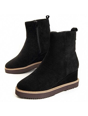 Botín De Cuña Para Mujer. Montevita Cereta