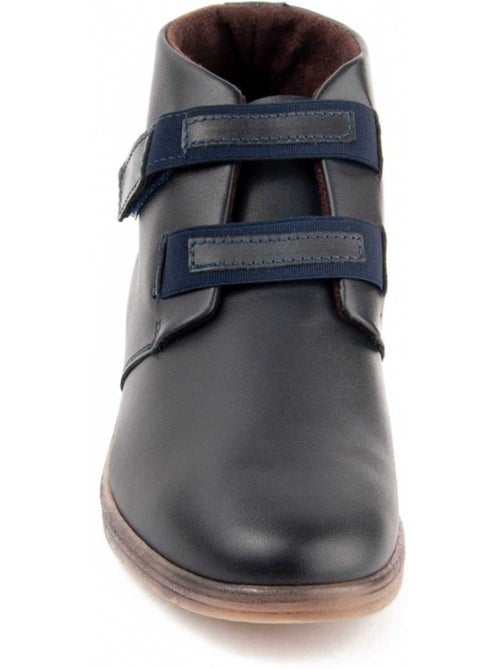 Botín De Piel Con Cuña Para Mujer. Purapiel Akilav - Kiabi