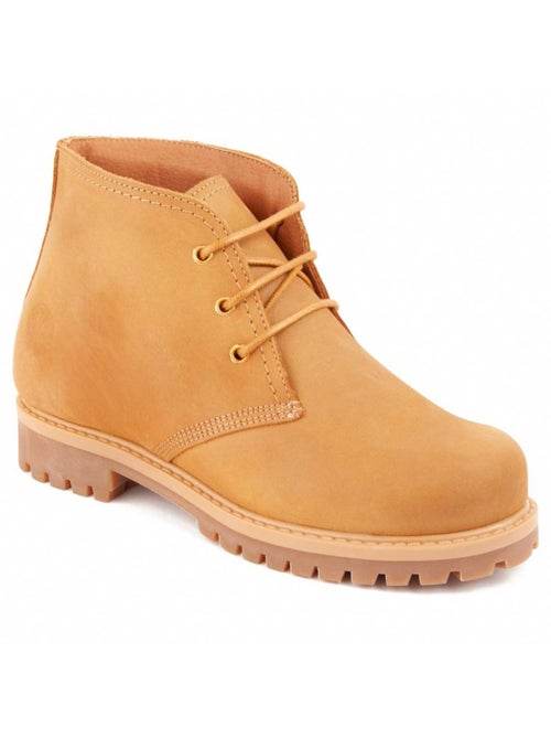 Botín De Piel Para Mujer. Purapiel Timeber - Kiabi